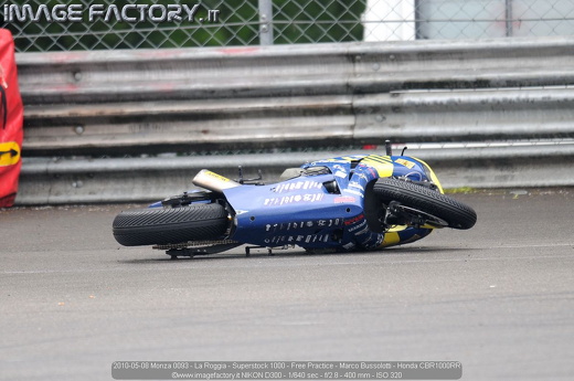 2010-05-08 Monza 0093 - La Roggia - Superstock 1000 - Free Practice - Marco Bussolotti - Honda CBR1000RR